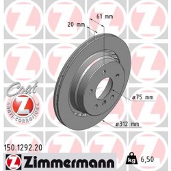 DISQUE ZIMMERMANN BMW GAUCHE  Coat Z