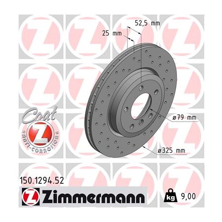 DISC ZIMMERMANN BMW SPORT Z