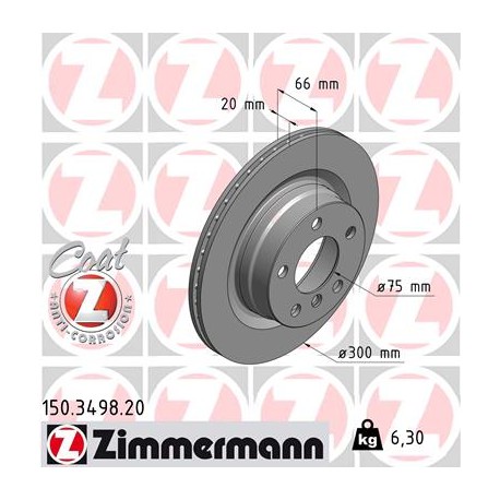 DISC ZIMMERMANN BMW Coat Z