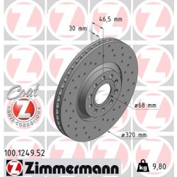 SCHIJF ZIMMERMANN AUDI SPORT Z