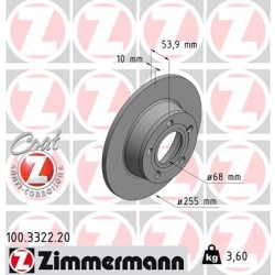 DISQUE ZIMMERMANN AUDI Coat Z