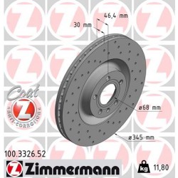 DISQUE ZIMMERMANN AUDI SPORT Z