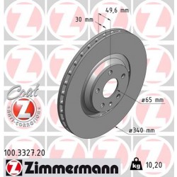 DISQUE ZIMMERMANN AUDI Coat Z