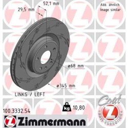 DISQUE ZIMMERMANN AUDI BLACK Z (GAUCHE)