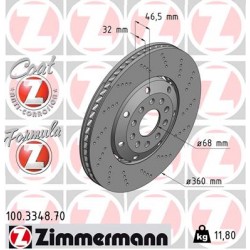 SCHIJF ZIMMERMANN AUDI FORMULA Z RECHTS  Coat Z