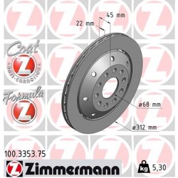 DISC ZIMMERMANN AUDI FORMULA Z LEFT  Coat Z