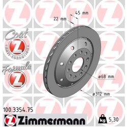 SCHIJF ZIMMERMANN AUDI FORMULA Z RECHTS  Coat Z