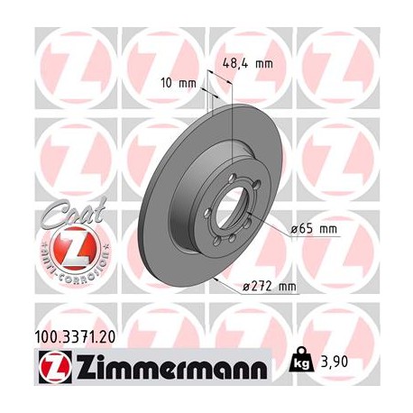 DISC ZIMMERMANN AUDI Coat Z