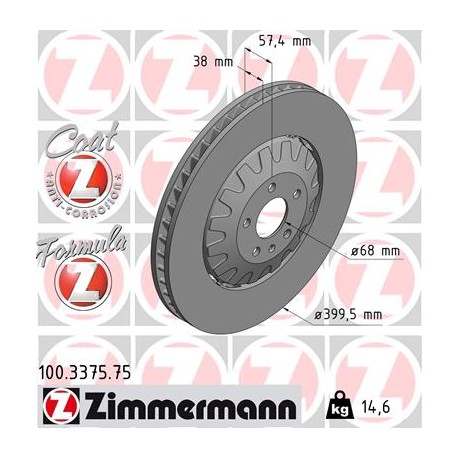 DISC ZIMMERMANN AUDI FORMULA Z Coat Z