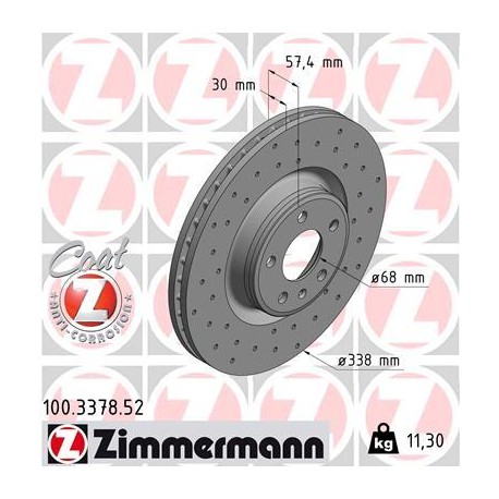 DISC ZIMMERMANN AUDI SPORT Z