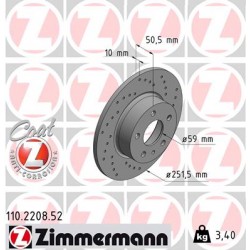 DISC ZIMMERMANN ALFA ROMEO SPORT Z