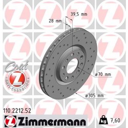 DISQUE ZIMMERMANN ALFA ROMEO SPORT Z