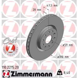 DISC ZIMMERMANN ALFA ROMEO/LANCIA Coat Z