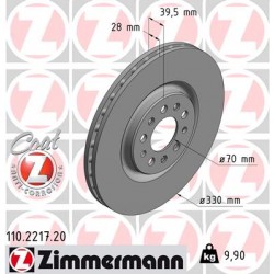 DISQUE ZIMMERMANN ALFA ROMEO/JEEP Coat Z