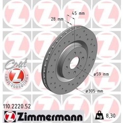 DISQUE ZIMMERMANN ALFA ROMEO SPORT Z