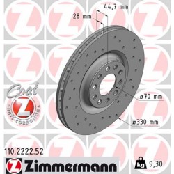 DISQUE ZIMMERMANN ALFA ROMEO SPORT Z