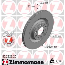 DISC ZIMMERMANN ALFA ROMEO Coat Z