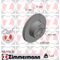 DISC ZIMMERMANN BMW Coat Z