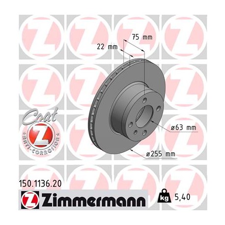 SCHIJF ZIMMERMANN BMW Coat Z