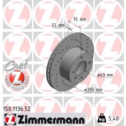 DISQUE ZIMMERMANN BMW SPORT Z