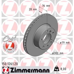 DISQUE ZIMMERMANN BMW Coat Z