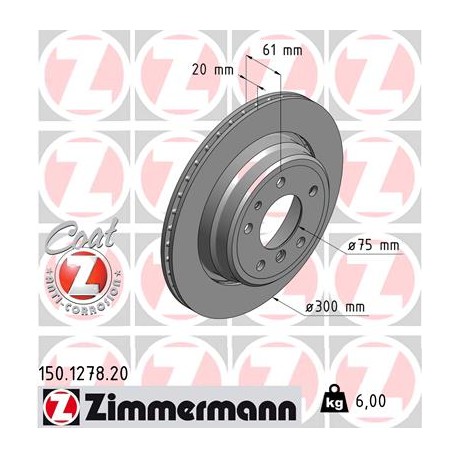 DISC ZIMMERMANN BMW Coat Z