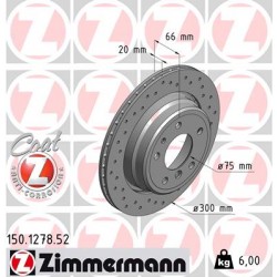 DISQUE ZIMMERMANN BMW SPORT Z