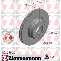 DISC ZIMMERMANN BMW Coat Z