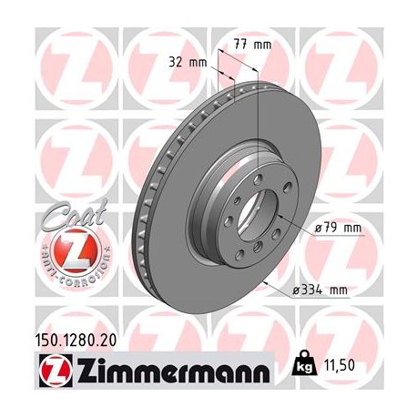 DISC ZIMMERMANN BMW Coat Z