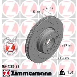 DISQUE ZIMMERMANN BMW SPORT Z