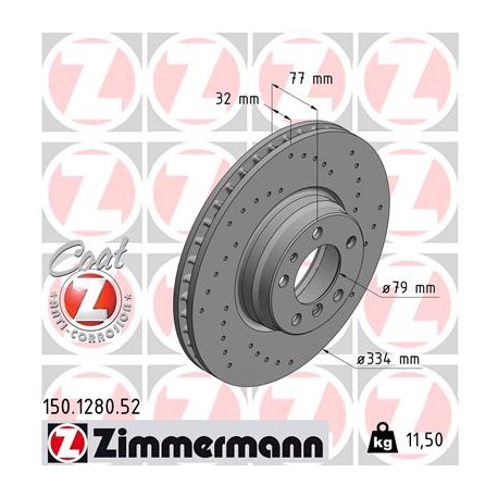 DISC ZIMMERMANN BMW SPORT Z