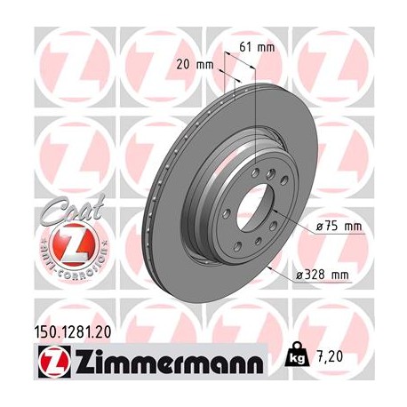 DISC ZIMMERMANN BMW Coat Z