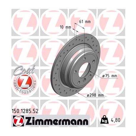 DISC ZIMMERMANN BMW SPORT Z