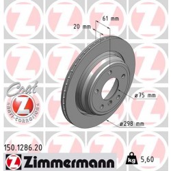 DISC ZIMMERMANN BMW Coat Z