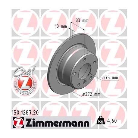 DISC ZIMMERMANN BMW Coat Z