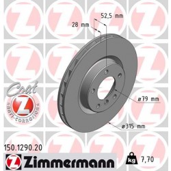 DISC ZIMMERMANN BMW LEFT  Coat Z