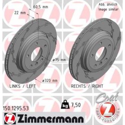 DISQUE ZIMMERMANN BMW BLACK Z