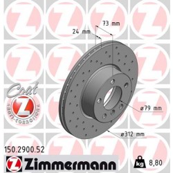 DISQUE ZIMMERMANN BMW SPORT Z