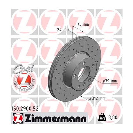 DISC ZIMMERMANN BMW SPORT Z