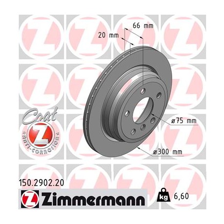 DISC ZIMMERMANN BMW Coat Z