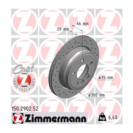 DISC ZIMMERMANN BMW SPORT Z