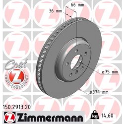 DISC ZIMMERMANN BMW RIGHT Coat Z