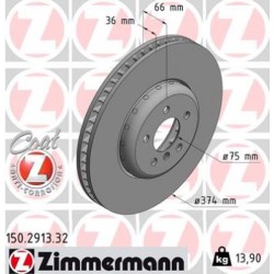 DISQUE ZIMMERMANN BMW FORMULA F DROIT Coat Z