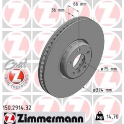 DISC ZIMMERMANN BMW FORMULA F LEFT Coat Z