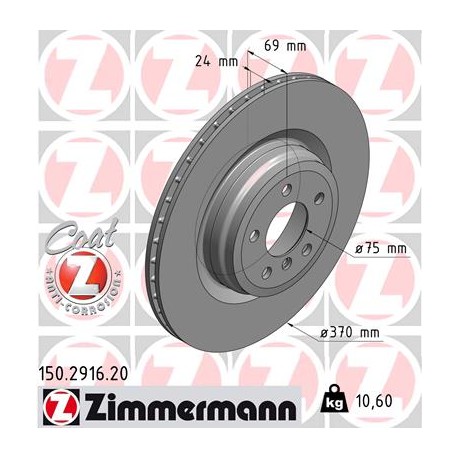 DISC ZIMMERMANN BMW Coat Z