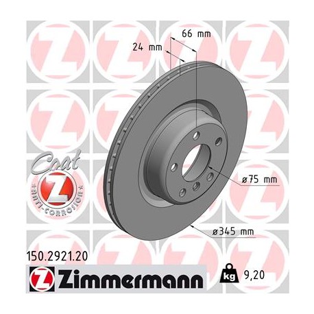 DISC ZIMMERMANN BMW Coat Z