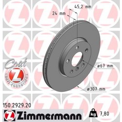 DISQUE ZIMMERMANN BMW Coat Z