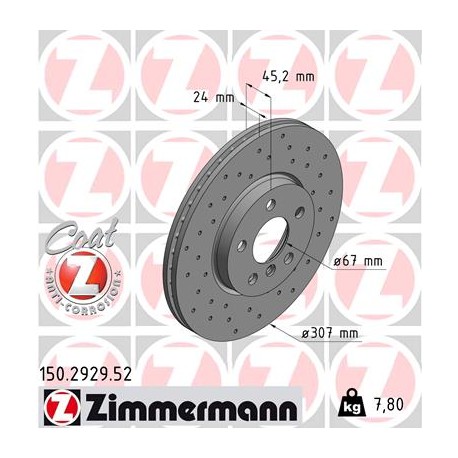 DISC ZIMMERMANN BMW SPORT Z