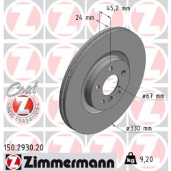 DISQUE ZIMMERMANN BMW Coat Z