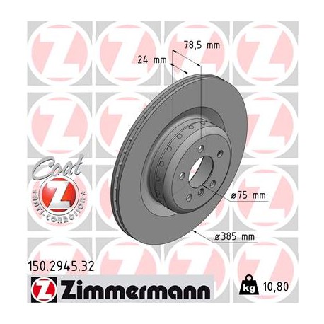 DISC ZIMMERMANN BMW FORMULA F Coat Z